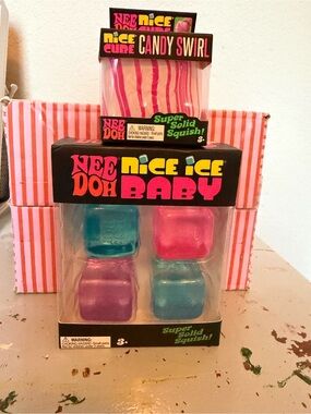 🟦🟪🩷NEE DOH “NICE ICE CUBE” - “SWIRL CANDY CUBE!”🟪🟦🩷 VERY NICE SWIRL!!🩷🩷